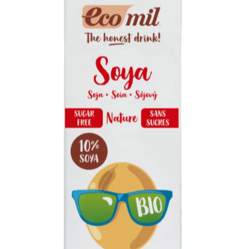 Soja 0% sucre BIO 1 l, Ecomil