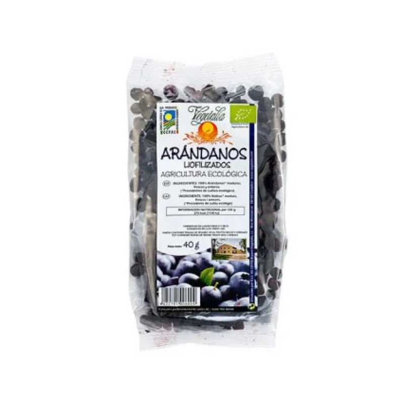 Arándanos liofilizados 40 g, Vegetalia