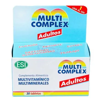 Multicomplex adultos 30 comprimidos, Trepatdiet-esi