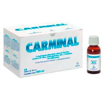 Carminal solución oral 15 viales, Catalysis