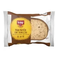 Pan payes con semillas S/ gluten 250 g, Schar