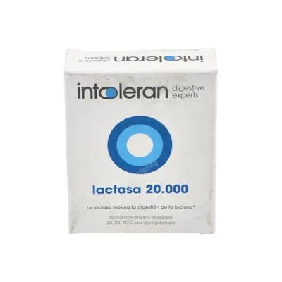 Lactasa 20.000 50 comprimidos, Intoleran