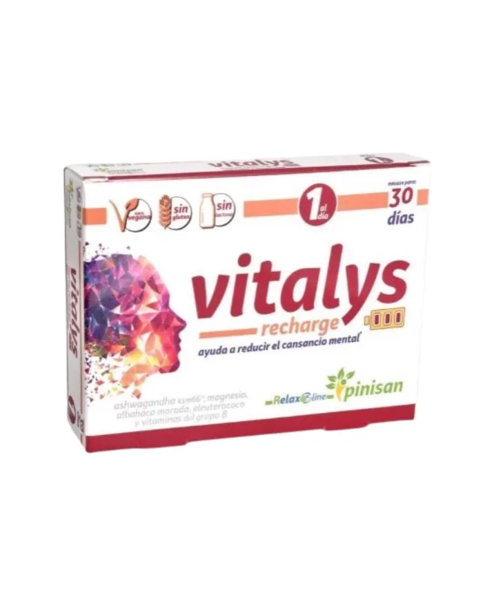 Vitalys recharge 873 mg 30 cápsulas, Pinisan