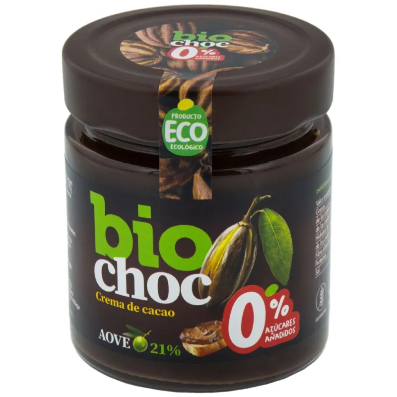 Cacao 0% azucares aove grisi 200 g, Biochoc