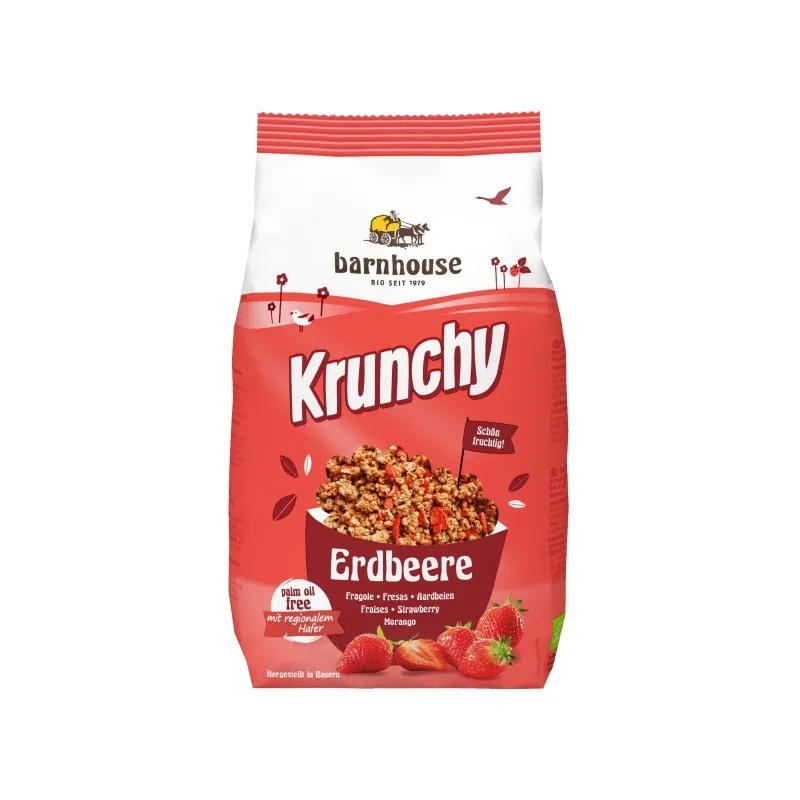 Krunchy Sonne Erdbeere 375 g, Barnhouse