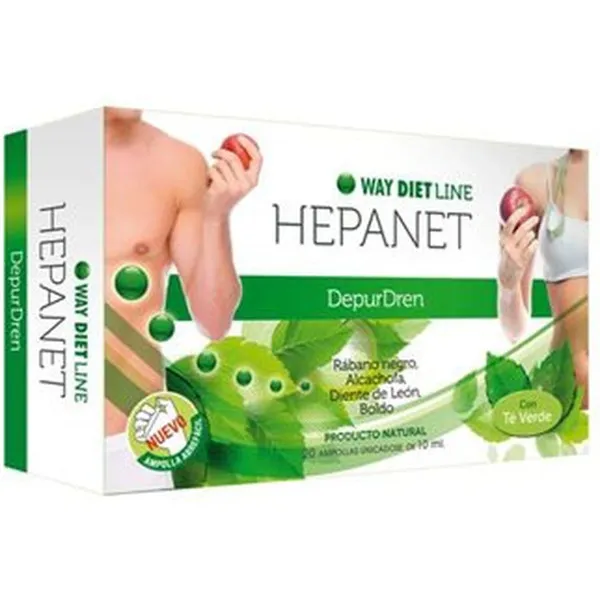 Hepanet 20 ampollas x 10 ml, Waydiet · imagen 4
