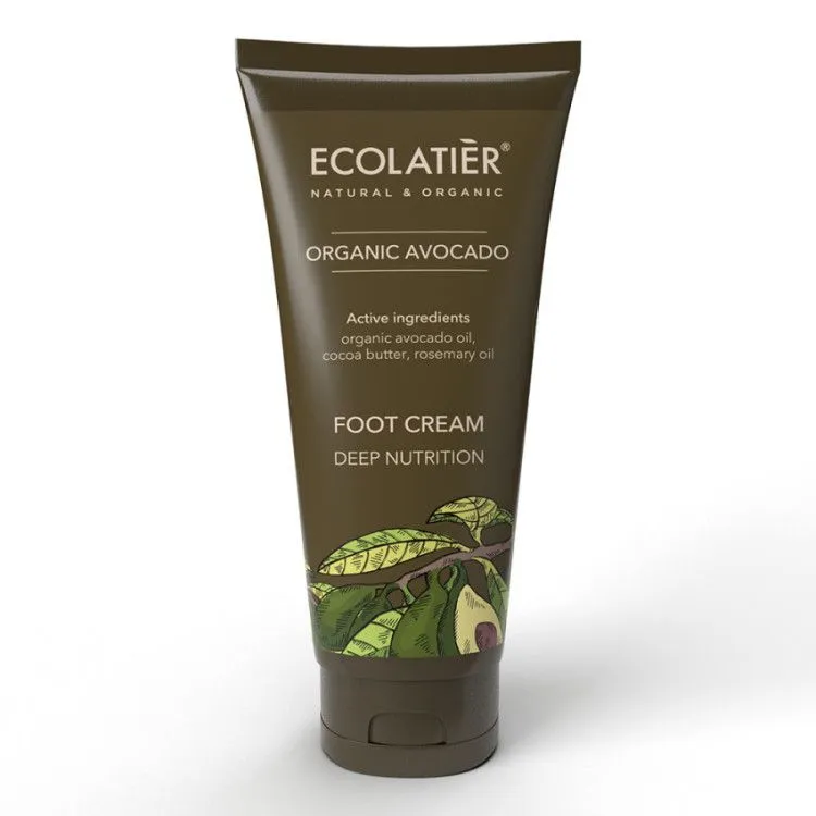 Crema de Pies Nutrición Profunda Aguacate BIO, Ecolatier