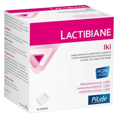 Lactibiane iki 30 saquetas, Pileje