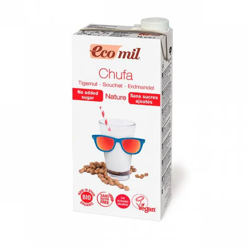 Chufa s/g sin azúcar nutriops BIO 1 l, Ecomil