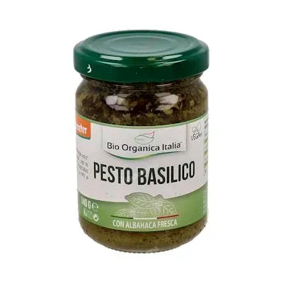Pesto basílico demeter 140 g, Bio Organica Italia