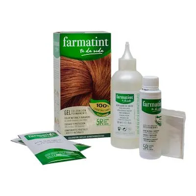 Gel 5R castaño claro cobrizo 135 ml, Farmatint