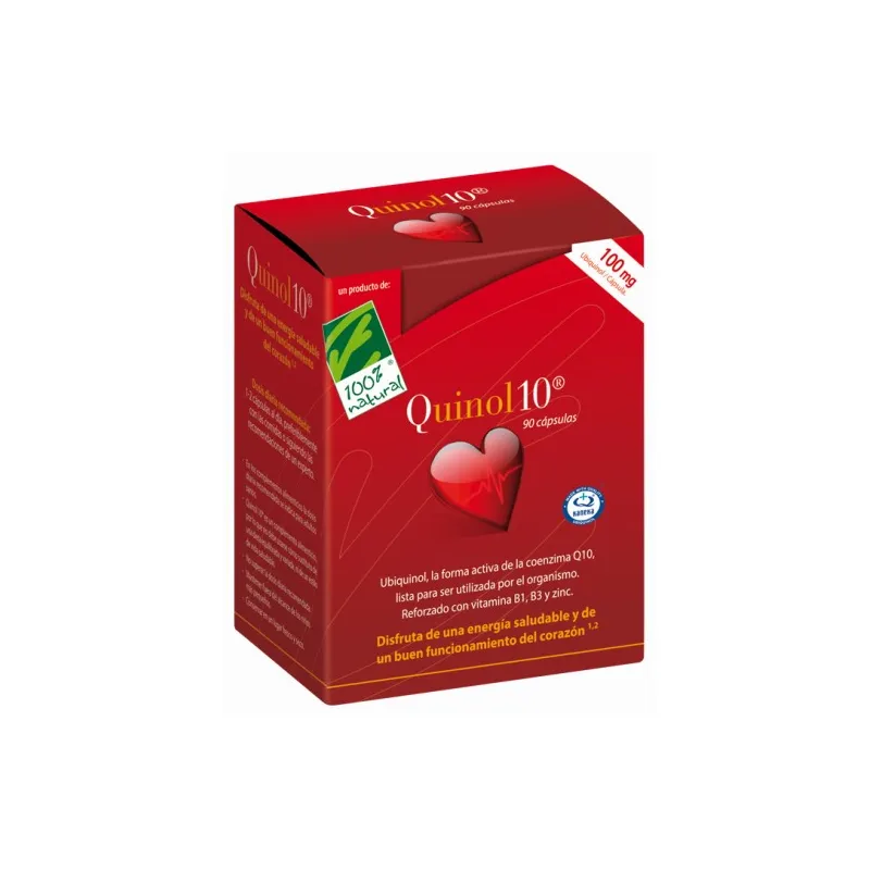 Quinol 100 mg 100%natural 90 cápsulas, 100% Natural