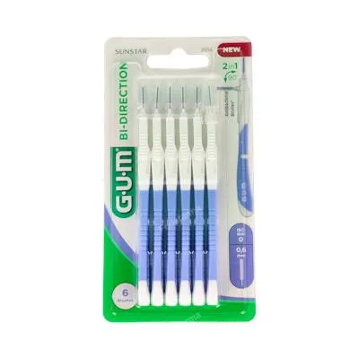 Cepillo interdental bi-direction xs 0,6mm 6um, Gum
