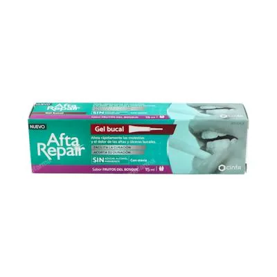 Gel sabor frutos del bosque 15 ml, Afta Repair