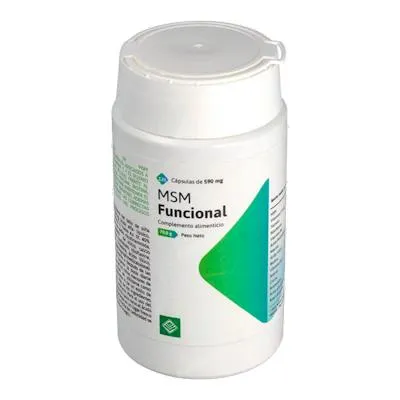 MSM funcional 500 mg 120 cápsulas, Gheos