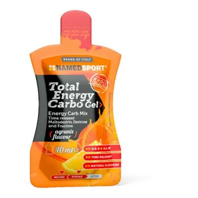 Gel glucidique Total energy agrumix 40 ml, Named Sport