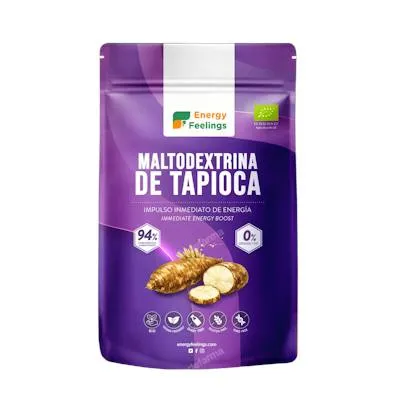 Maltodextrina de tapioca sin gluten BIO 500 g, Energy Feelings