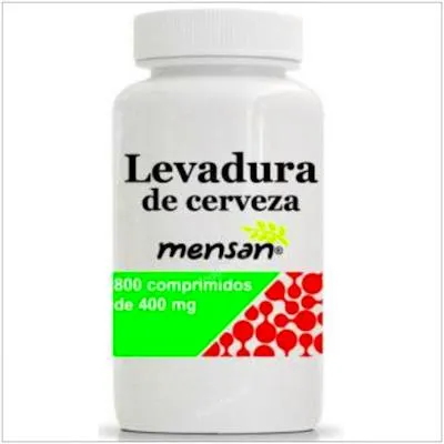Levadura de cerveza 400 mg 800 comprimidos, Mensan