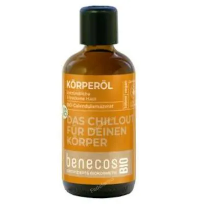 Huile corporelle macérée au souci BIO 100 ml, Benecos