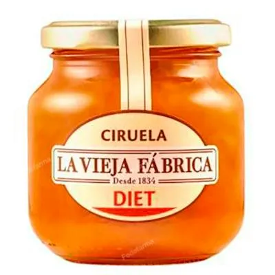 Compota de ameixa diet com frutose 280 g, La Vieja Fabrica