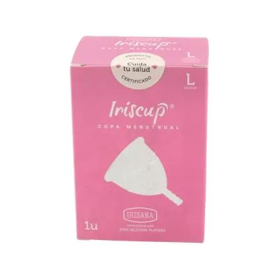 Iriscup copa menstrual talla L transparente IR 40L, Irisana
