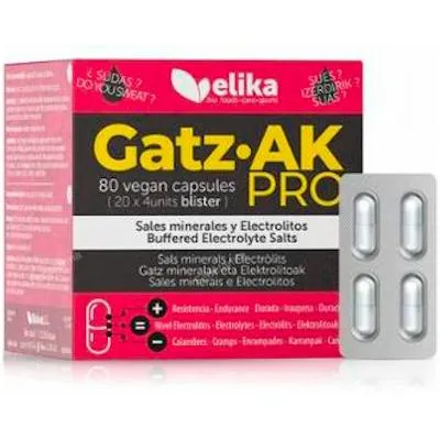 Gatz ak pro sales minerales electrolitos 80 cápsulas, Elikafoods