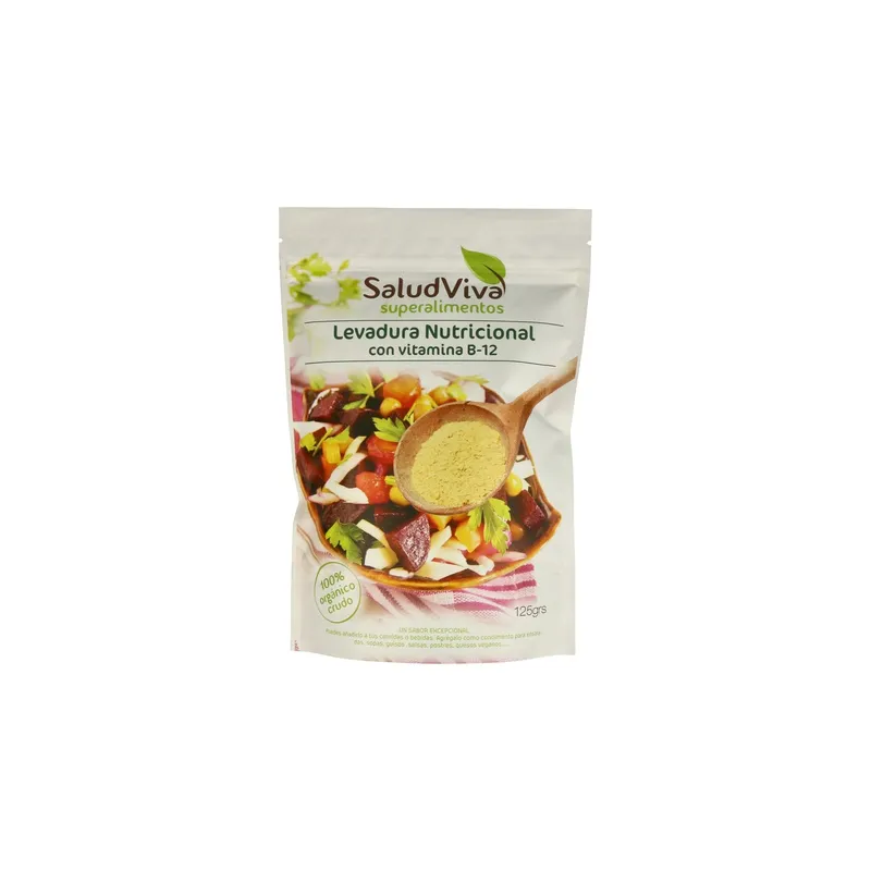 Levadura nutricional b12 125 g, Salud Viva