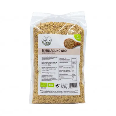 Semillas Lino Oro BIO 500 g, Ecosalim