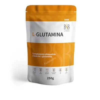 L-glutamina sin gluten 250 g, Bsb Labs