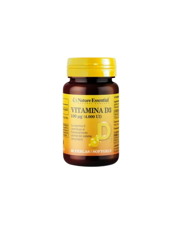 Vitamina d3 4000ui 100 mcg 60 capsule, Nature Essential