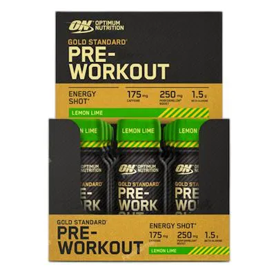 On gold stand pre workout shot lemon lime 12 x 60 ml, Optimum Nutrition