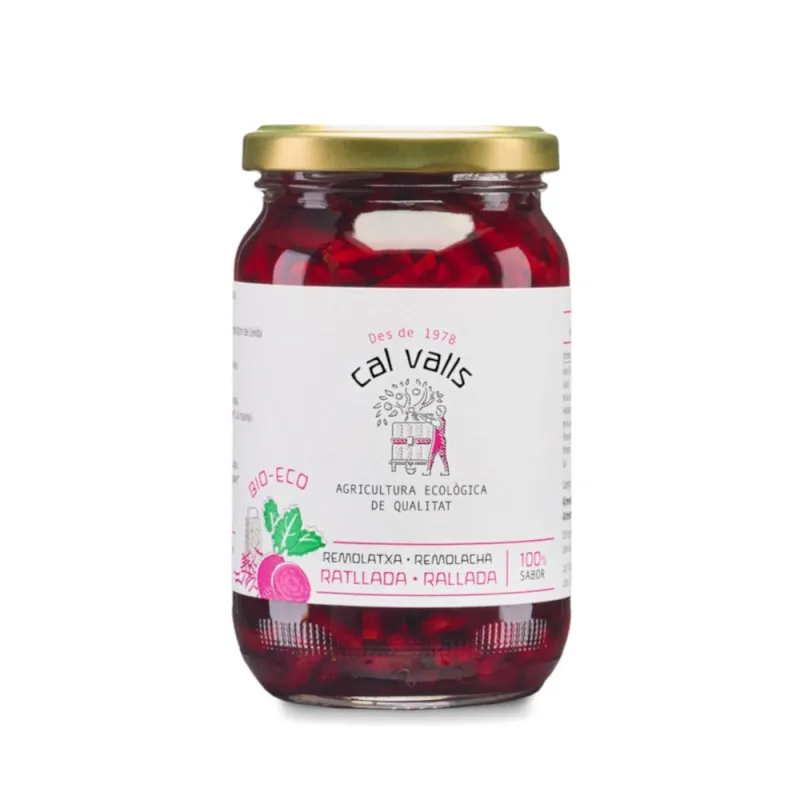 Remolacha rallada con vinagre BIO 345 g, Cal Valls