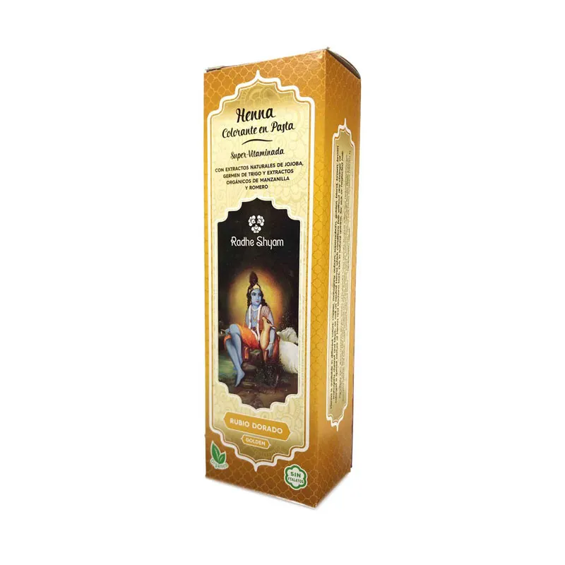 Henna pasta rubio dorado shyam, Radhe