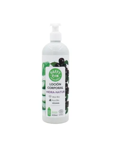 Loción corporal hidra-natur aloe y açai 450 ml, Happy Bio