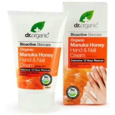 Crema de manos y uñas miel de manuka 125 ml, Dr. Organic