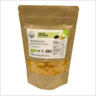 Cúrcuma y pimienta en polvo BIO 200 g, Eco Salim