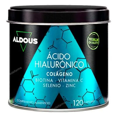 Collagen + hyaluronic acid, vitamin C, biotin, zinc, selenium 150 capsules, Aldous Bio