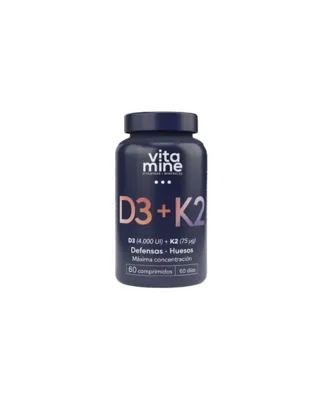 Vitamina d3+k2 60 comprimidos, Herbora