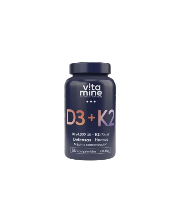 Vitamina d3+k2 60 comprimidos, Herbora