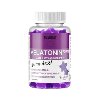 Melatonina forte 60 gom frutas del bosque, Weider