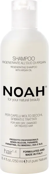 Champô regenerador com óleo de argão, (1.4) 250 ml, Noah