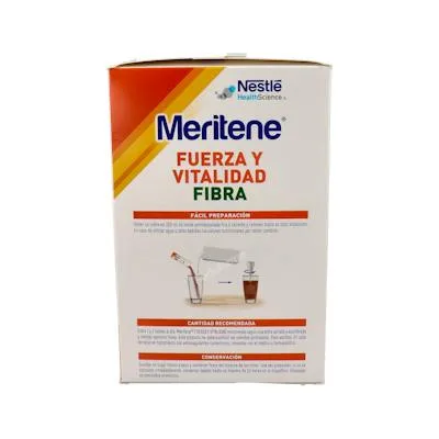 Fibra chocolate 14 sobres, Meritene