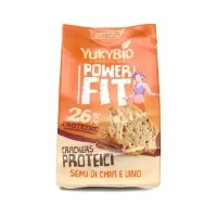 Craker proteico chia lino 200 g, Yukibio