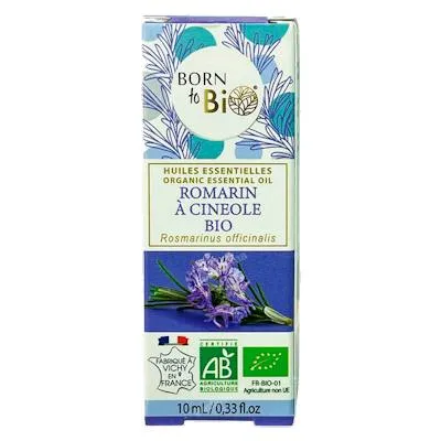 Romero cinerol aceite esencial orgánico BIO 10 ml, Born To Bio