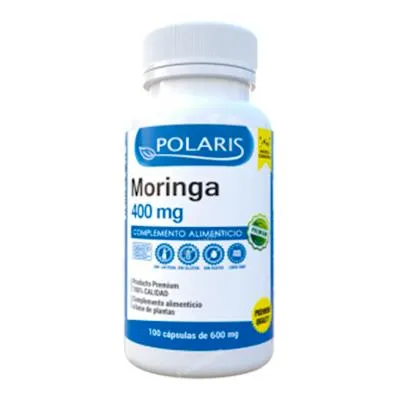 Moringa 400 mg 100 cápsulas, Polaris