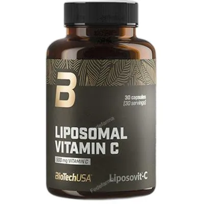 Liposomal vitamin C 30 cápsulas, Biotechusa