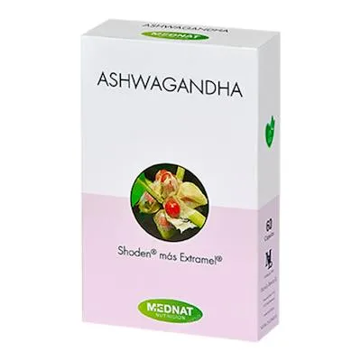 Ashwagandha 200 mg 60 cápsulas, Mednat