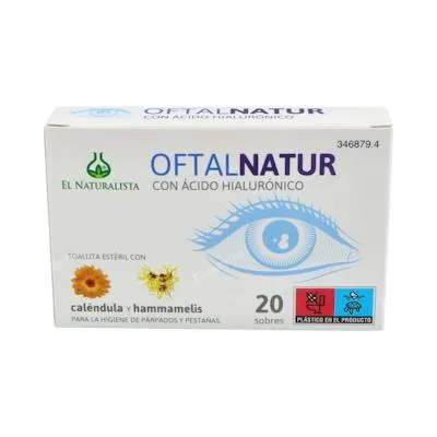 Oftalnatur oculares 20 toalhetes, El Naturalista