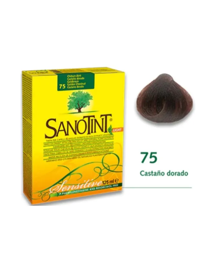 Sensitive 75 castaño dorado 125 ml, Sanotint