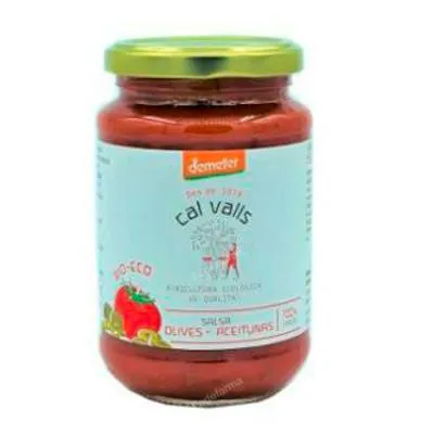 Salsa de tomate con olivas verdes demeter 350 g, Cal Valls